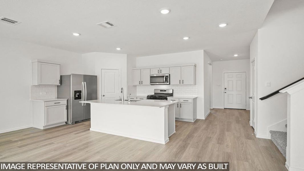 Furnished interior view inside a new home in Granger Pines, Conroe (Image 6).