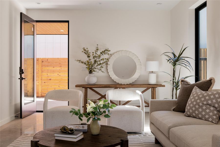 Furnished interior view inside a new home in , Austin (Image 3).