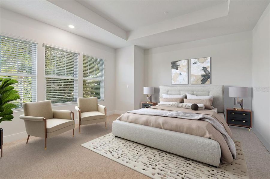 Furnished interior view inside a new home in Apex at Seminole Heights, Tampa (Image 16). Furnished interior view inside a new home in Apex at Seminole Heights, Tampa (Image 16).