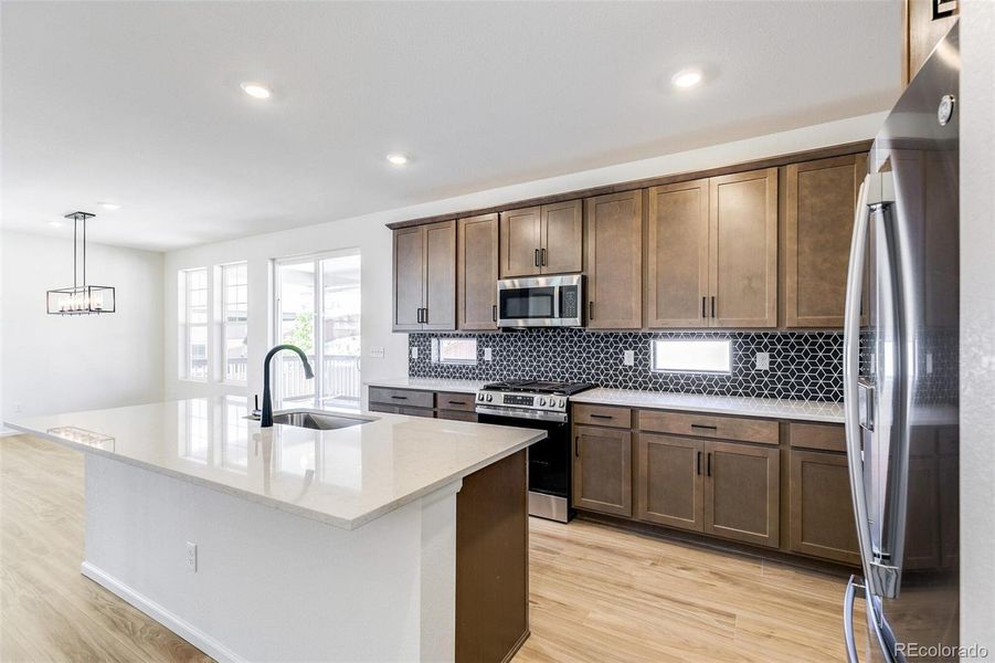 Furnished interior view inside a new home in Terrain Oak Valley, Castle Rock (Image 12).