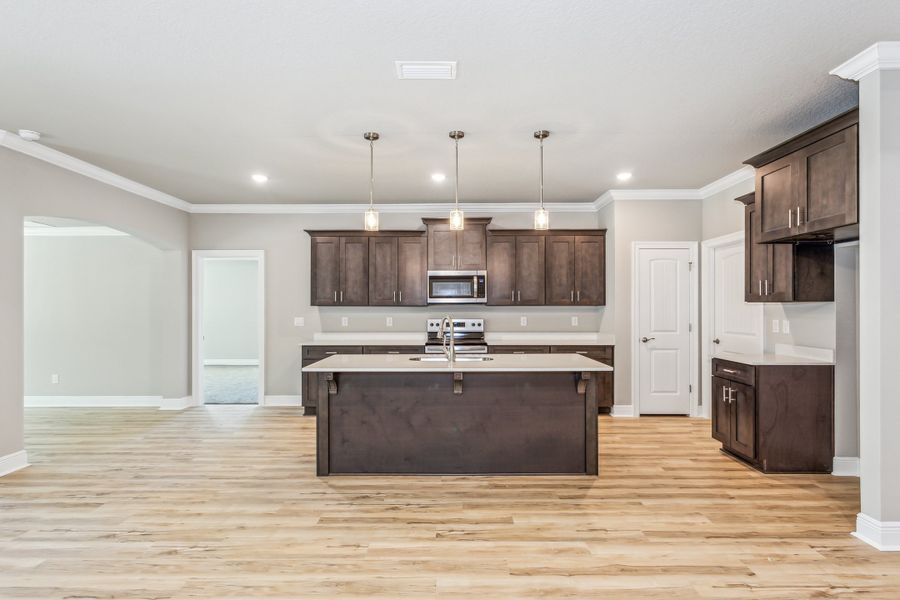 Representative furnished interior of a home built from the The Turquoise by Herbst Homes in Clear Water Landing, Milton (Image 79).