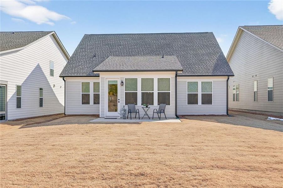 Exterior details and patio area of a home in , Hoschton (Image 3).