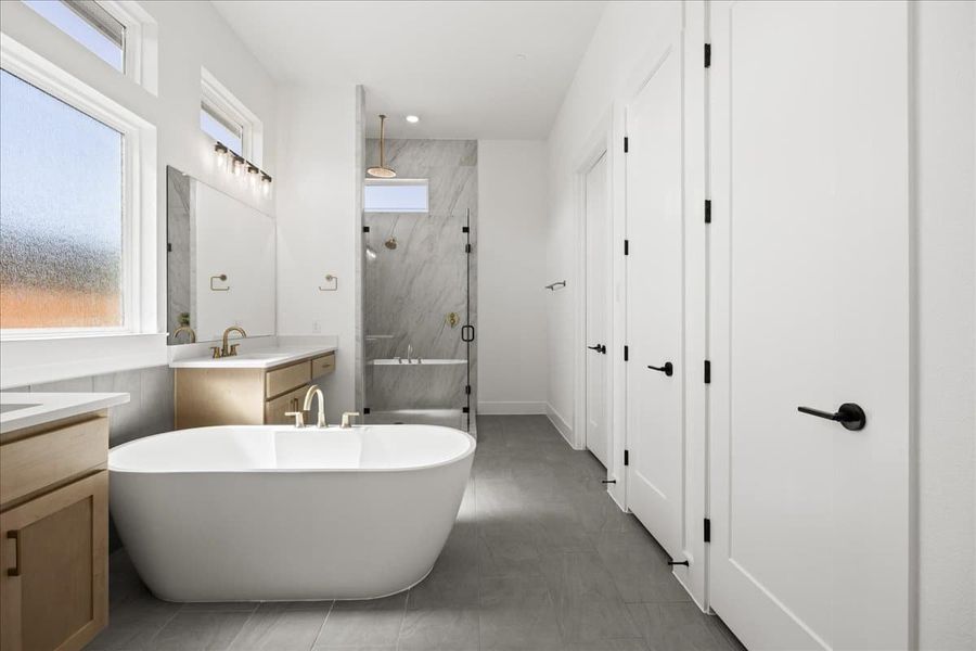 Furnished interior view inside a new home in Sweetwater, Austin (Image 15).