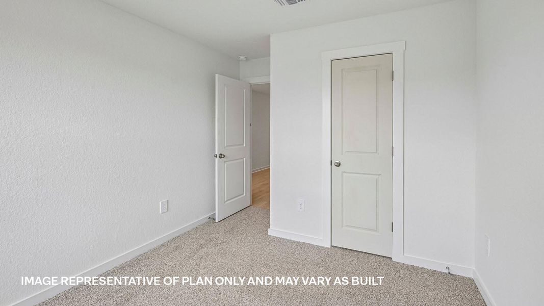 Spacious, unfurnished interior of a new home in Trails at Wildhorse, Austin (Image 13).