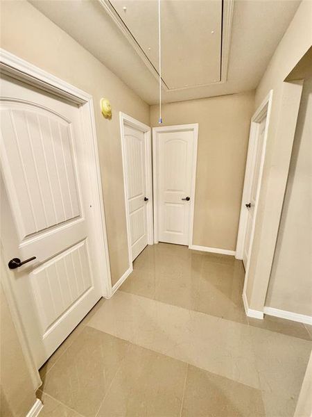 Hall way to bedrooms