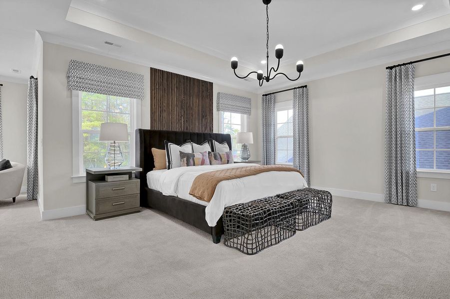 Furnished interior view inside a new home in Hewing Farms, Summerville (Image 33).
