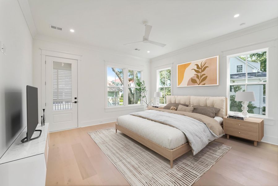 Furnished interior view inside a new home in , Hollywood (Image 11).