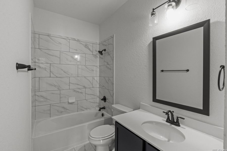 Furnished interior view inside a new home in Stillwater Ranch, San Antonio (Image 8). Furnished interior view inside a new home in Stillwater Ranch, San Antonio (Image 8).