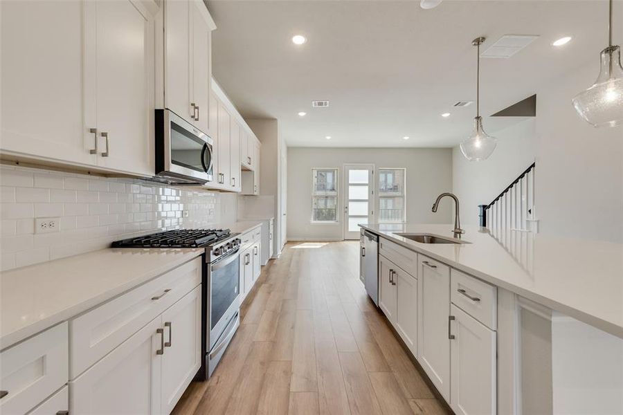 Furnished interior view inside a new home in City Point, North Richland Hills (Image 5).