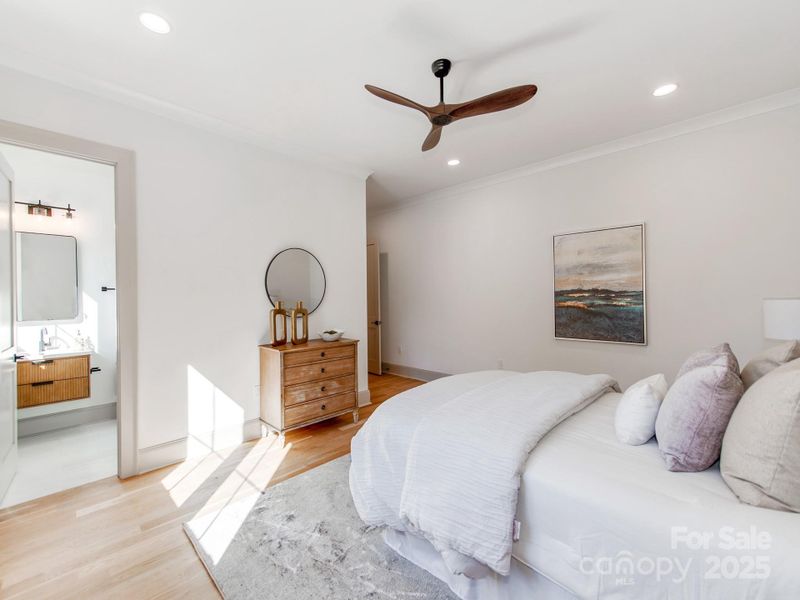 Furnished interior view inside a new home in , Charlotte (Image 39).
