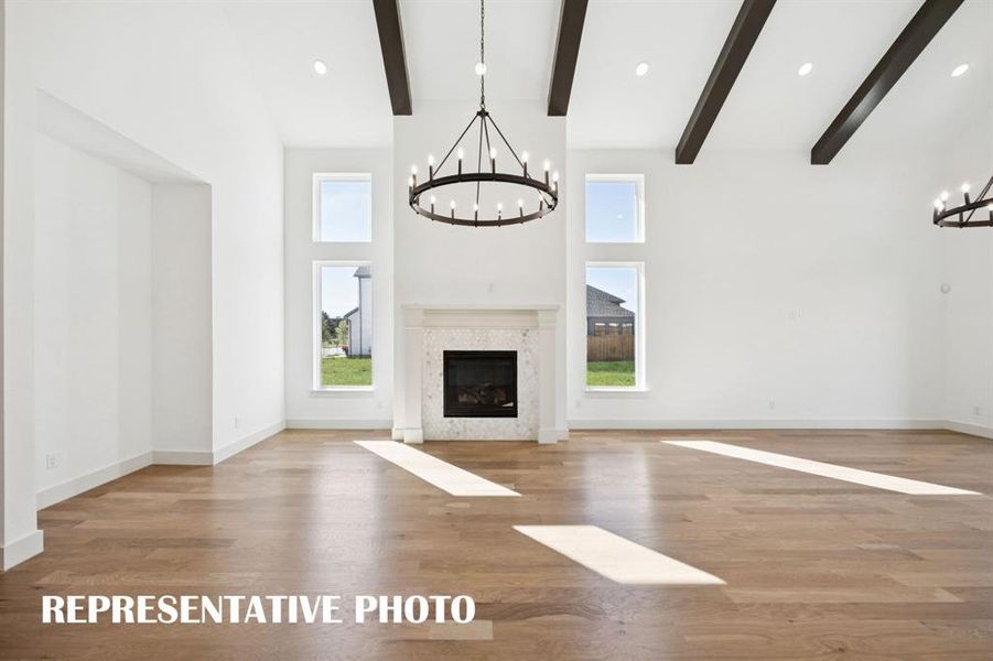You'll enjoy hosting sophisticated dinner parties in this wonderful dining room!  REPRESENTATIVE PHOTO
