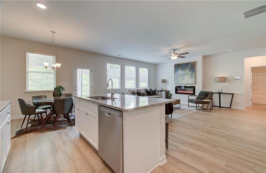 Furnished interior view inside a new home in Kingsmere Estates, Loganville (Image 8).