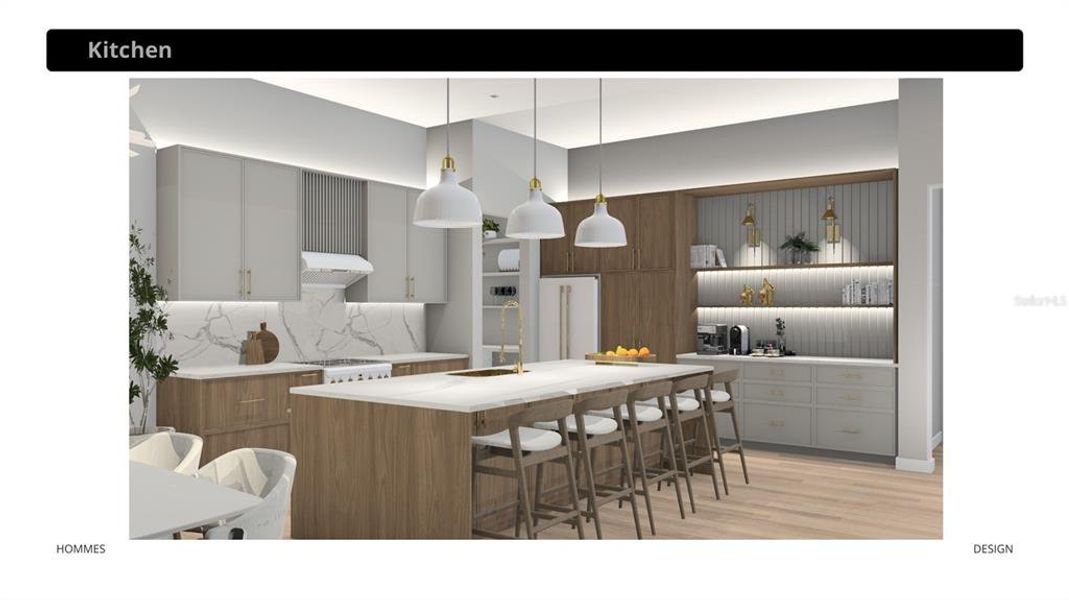 Furnished interior view inside a new home in , Winter Park (Image 11).