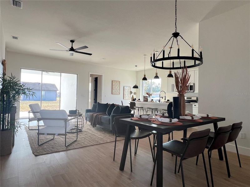 Furnished interior view inside a new home in , Deltona (Image 3). Furnished interior view inside a new home in , Deltona (Image 3).