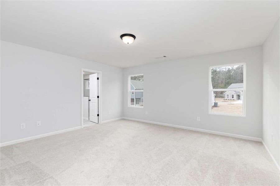 Spacious, unfurnished interior of a new home in River Oaks, Locust Grove (Image 13). Spacious, unfurnished interior of a new home in River Oaks, Locust Grove (Image 13).
