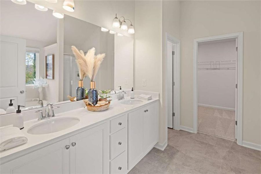 Furnished interior view inside a new home in Hillbrooke Preserve, Conyers (Image 38).