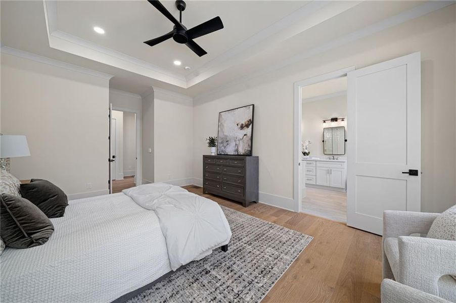 Furnished interior view inside a new home in , Atlanta (Image 27).