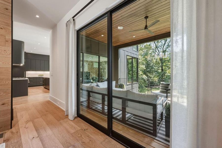Furnished interior view inside a new home in , Atlanta (Image 13).