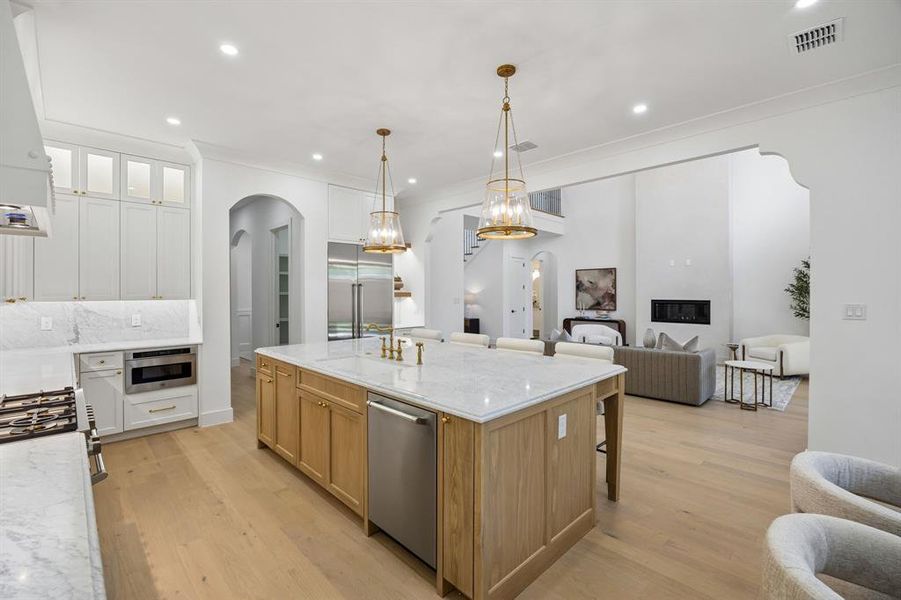 Furnished interior view inside a new home in , Dallas (Image 21).