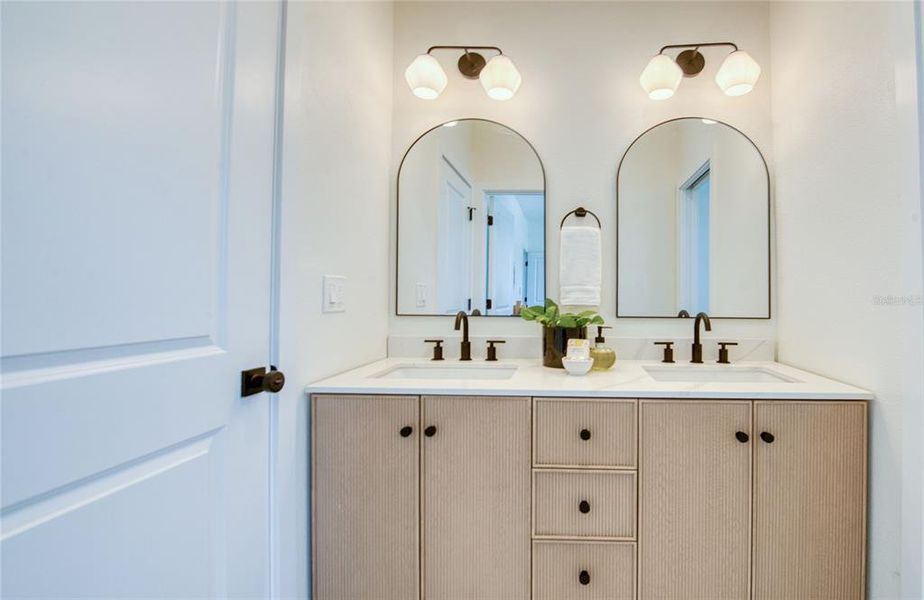 Furnished interior view inside a new home in , Palm Harbor (Image 36).