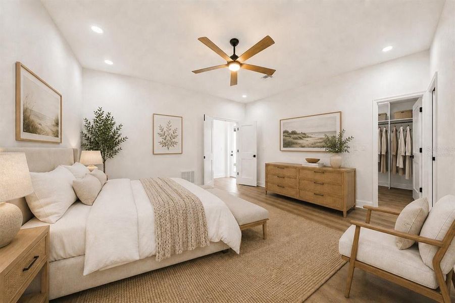 Furnished interior view inside a new home in , Eustis (Image 38).