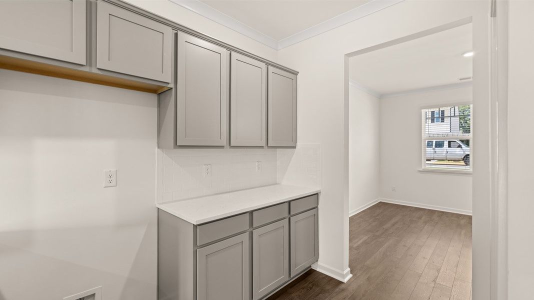Furnished interior view inside a new home in Bridle Creek, Locust Grove (Image 7).