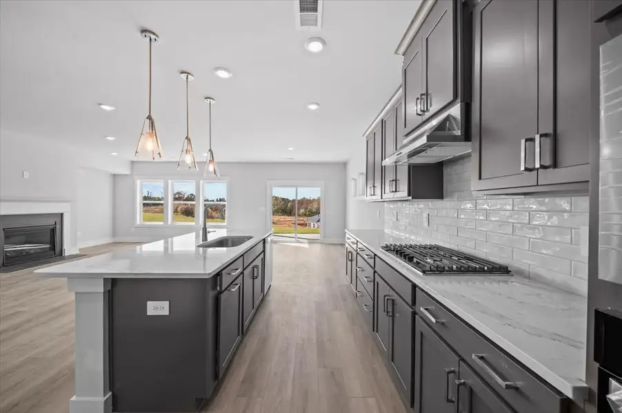 Furnished interior view inside a new home in Riverwood Farm, Piedmont (Image 5).