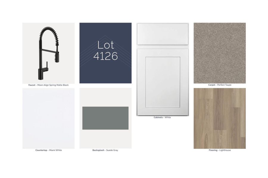 Sample of building materials used in homes in Summerview, Fulshear (Image 14).