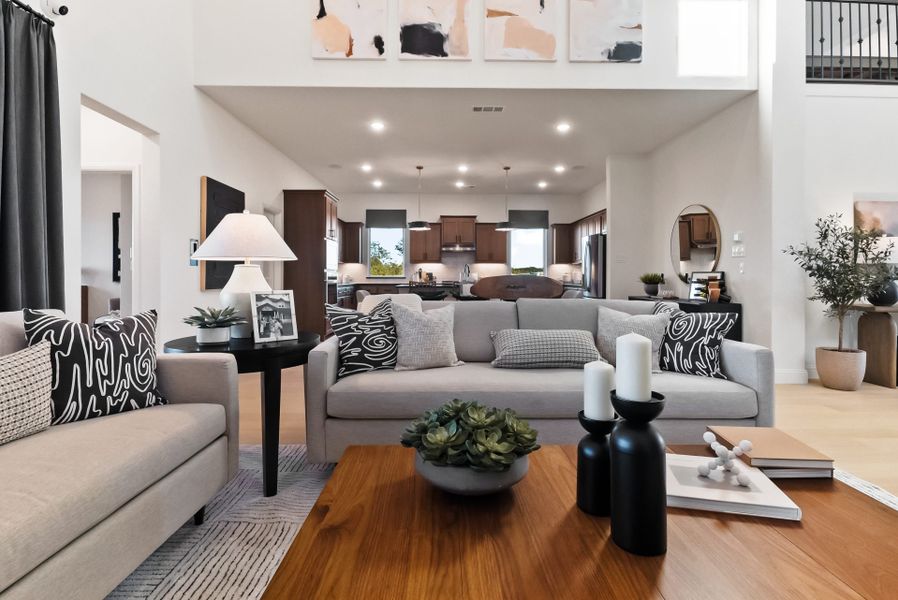 Furnished interior view inside a new home in Meadow Run, Melissa (Image 11).
