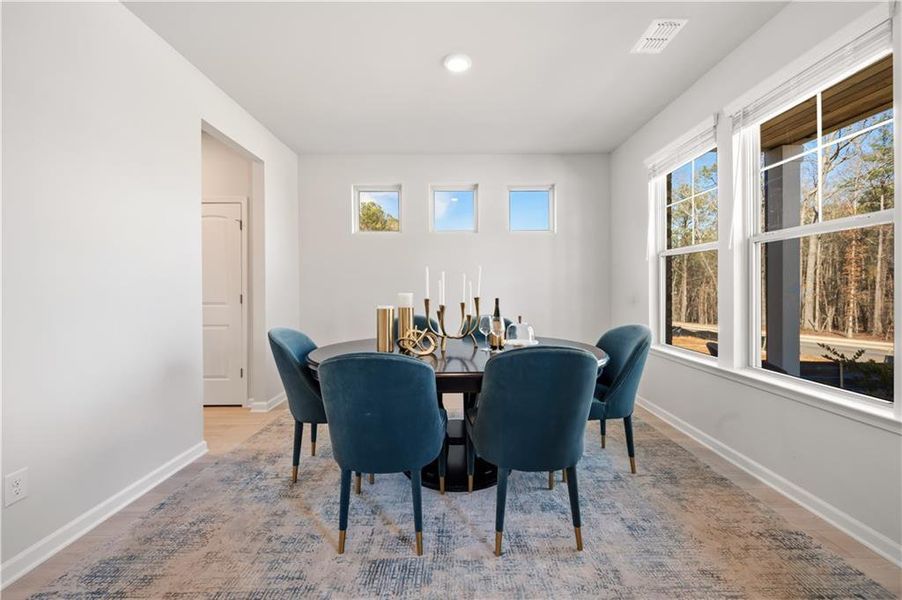 Furnished interior view inside a new home in Hamilton Lakes, Lawrenceville (Image 31). Furnished interior view inside a new home in Hamilton Lakes, Lawrenceville (Image 31).