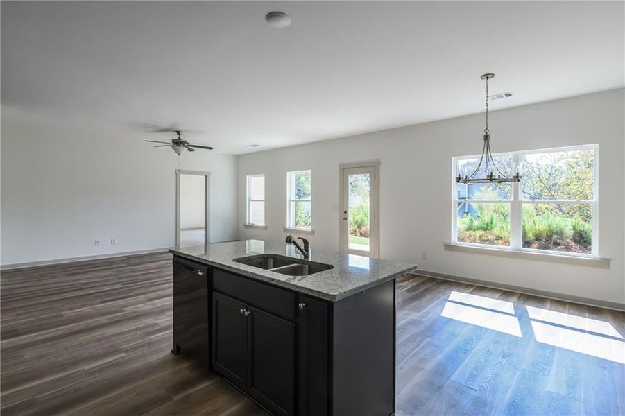 Furnished interior view inside a new home in , Lawrenceville (Image 3).