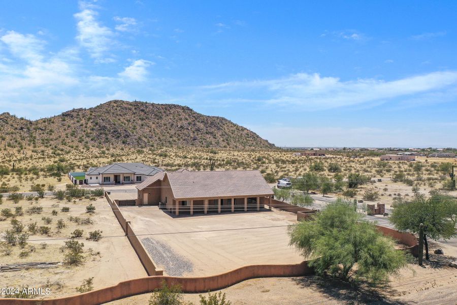 Aerial view of property