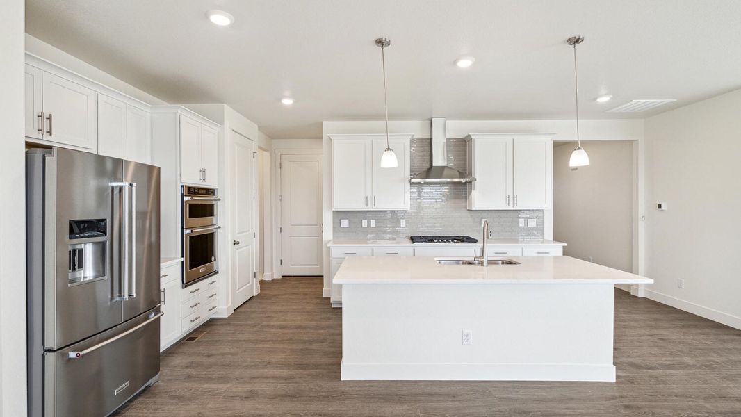 Furnished interior view inside a new home in Vantage, Berthoud (Image 4). Furnished interior view inside a new home in Vantage, Berthoud (Image 4).