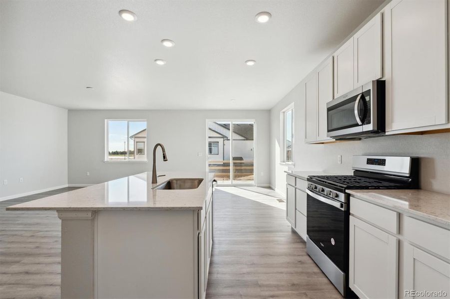 Furnished interior view inside a new home in Spring Valley Ranch, Elizabeth (Image 7).
