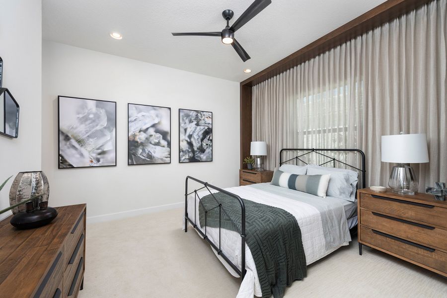 Representative furnished interior of a home built from the Madison by GL Homes in Valencia Parc at Riverland, Port St. Lucie (Image 18).