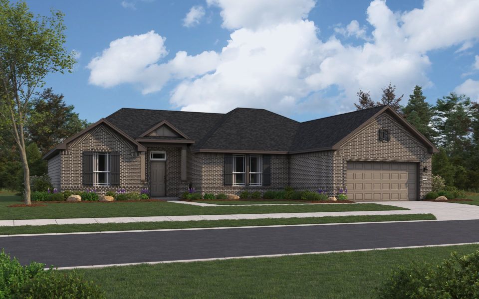 Rendering of floor plan. Colors and features may differ from shown representation.