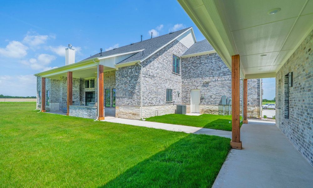 Exterior details and patio area of a home in Hidden Valley I, Princeton (Image 3). Exterior details and patio area of a home in Hidden Valley I, Princeton (Image 3).