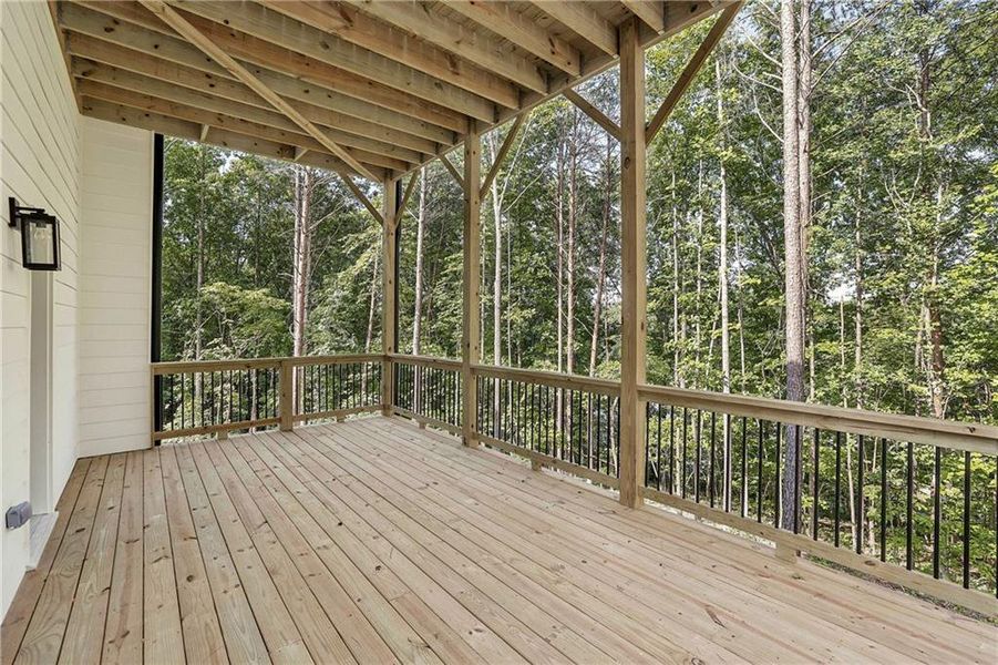 Exterior details and patio area of a home in , Dawsonville (Image 25).