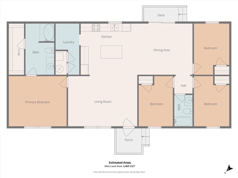 2D floor plan layout of this home in , Waynesville, NC (Image 3).