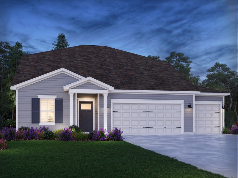 Representative exterior photo of a completed home built from the Manchester by Meritage Homes in Briarcreek - Bronze Series, Cane Ridge, TN (Image 2).