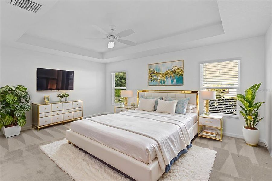 Furnished interior view inside a new home in , The Villages (Image 14). Furnished interior view inside a new home in , The Villages (Image 14).