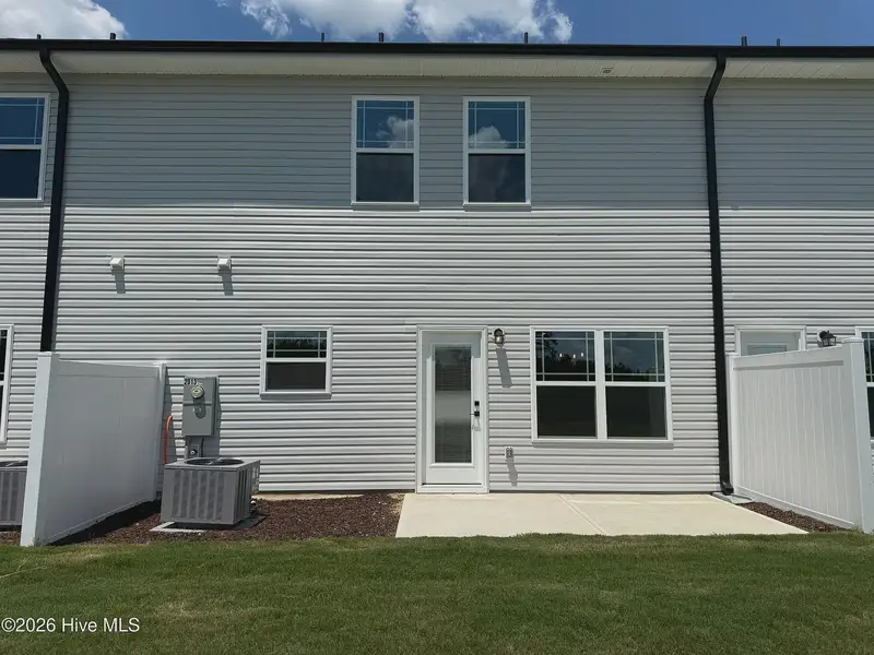 Exterior details and patio area of a home in Joyner Park, Rocky Mount (Image 3).