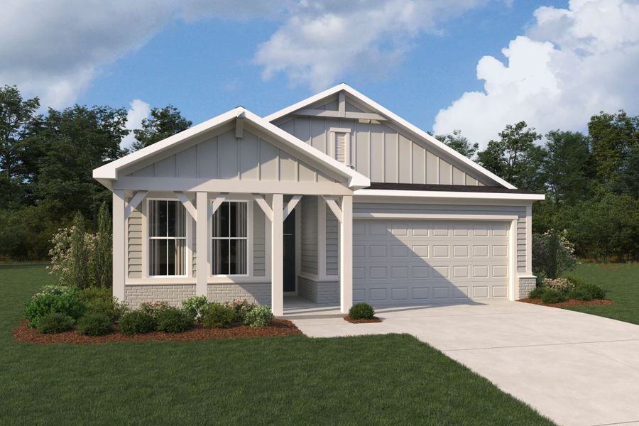 Representative exterior photo of a completed home built from the Martinique by Mattamy Homes in RiverTown, St. Johns, FL (Image 4). Representative exterior photo of a completed home built from the Martinique by Mattamy Homes in RiverTown, St. Johns, FL (Image 4).