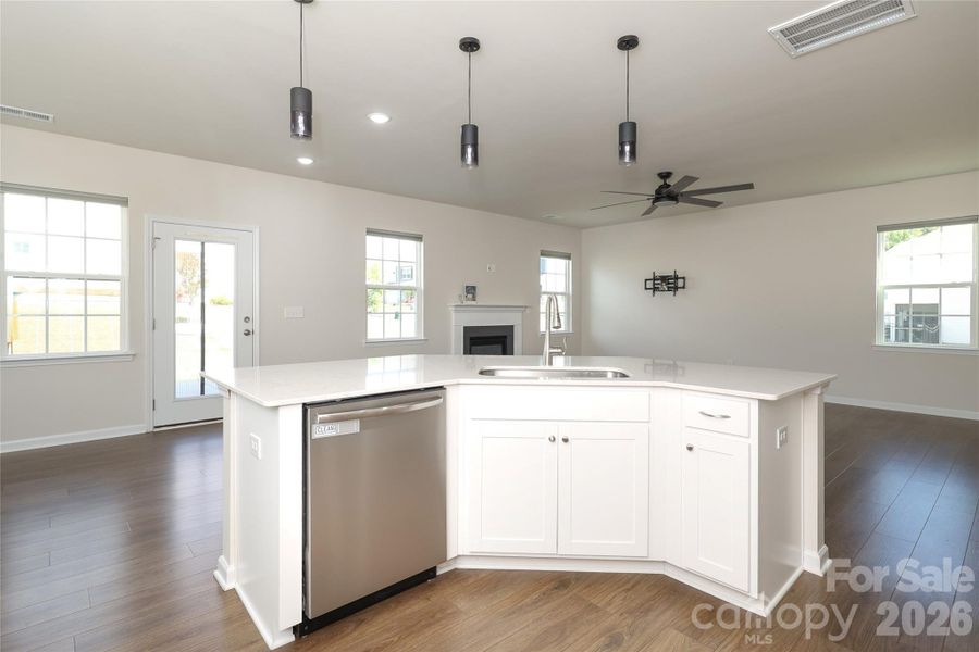 Furnished interior view inside a new home in , Mooresville (Image 6).