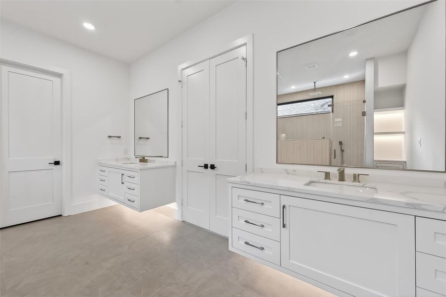 Master Bath Double Sink & Vanity