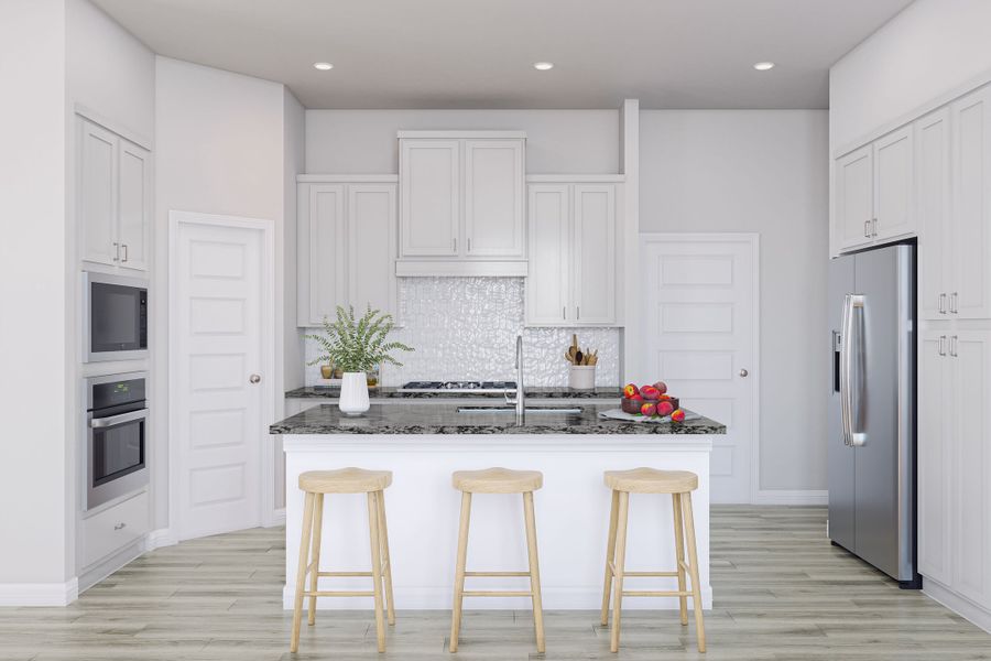 Representative furnished interior of a home built from the Heron by Tri Pointe Homes in Trillium, Richmond (Image 17).