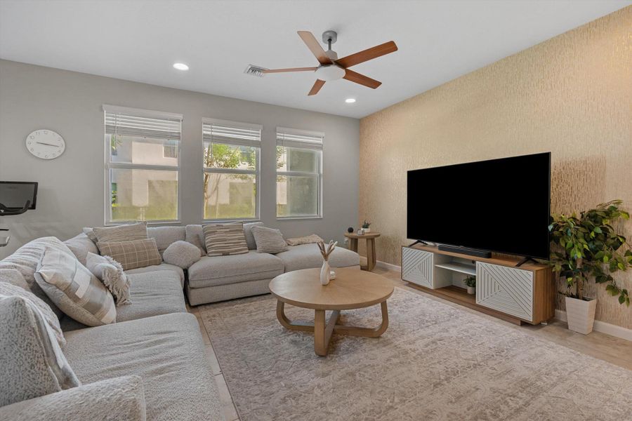 Furnished interior view inside a new home in , Westlake (Image 19).