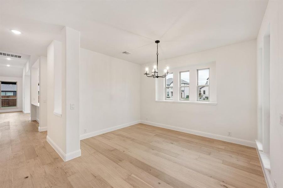 Spacious, unfurnished interior of a new home in Windsong Ranch Classic 61, Prosper (Image 22). Spacious, unfurnished interior of a new home in Windsong Ranch Classic 61, Prosper (Image 22).