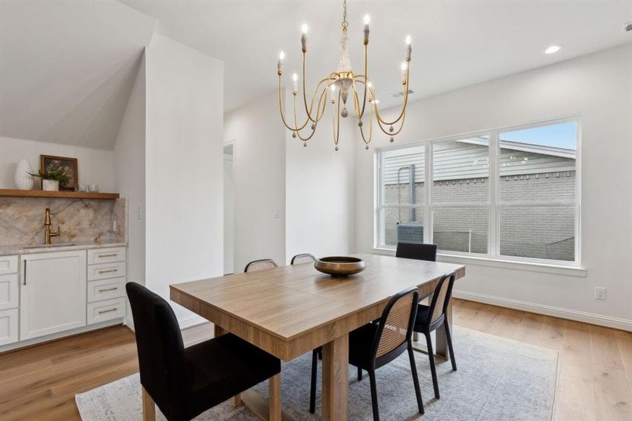 Furnished interior view inside a new home in , Dallas (Image 17).