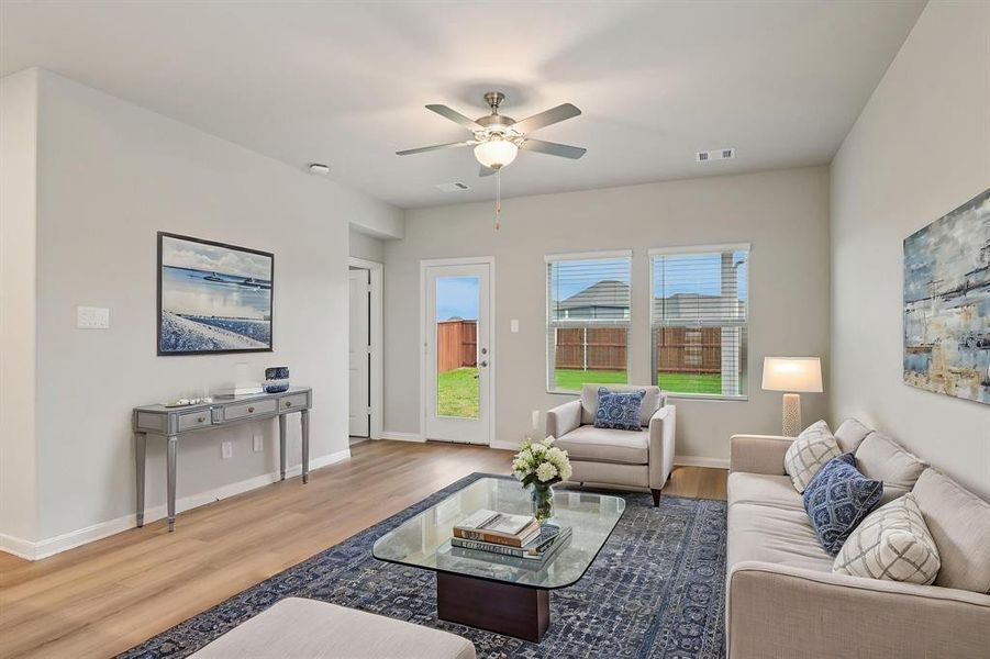 Furnished interior view inside a new home in Lakehaven - Spring Series, Farmersville (Image 7).